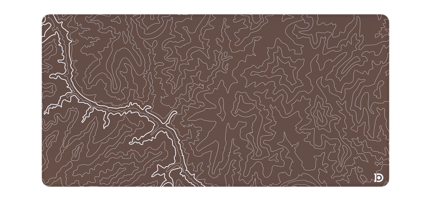 BROWN TOPO CANYON DESKPAD