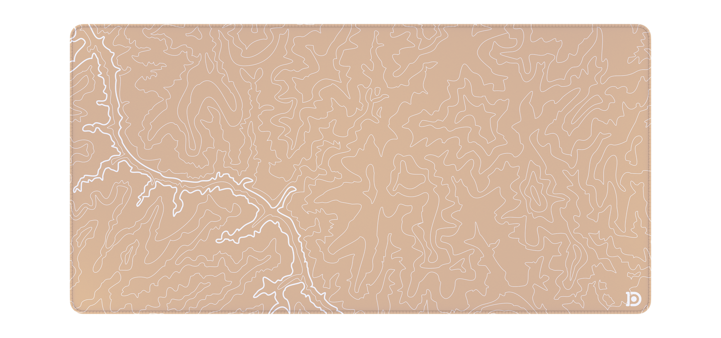 CREAM TOPO CANYON DESKPAD