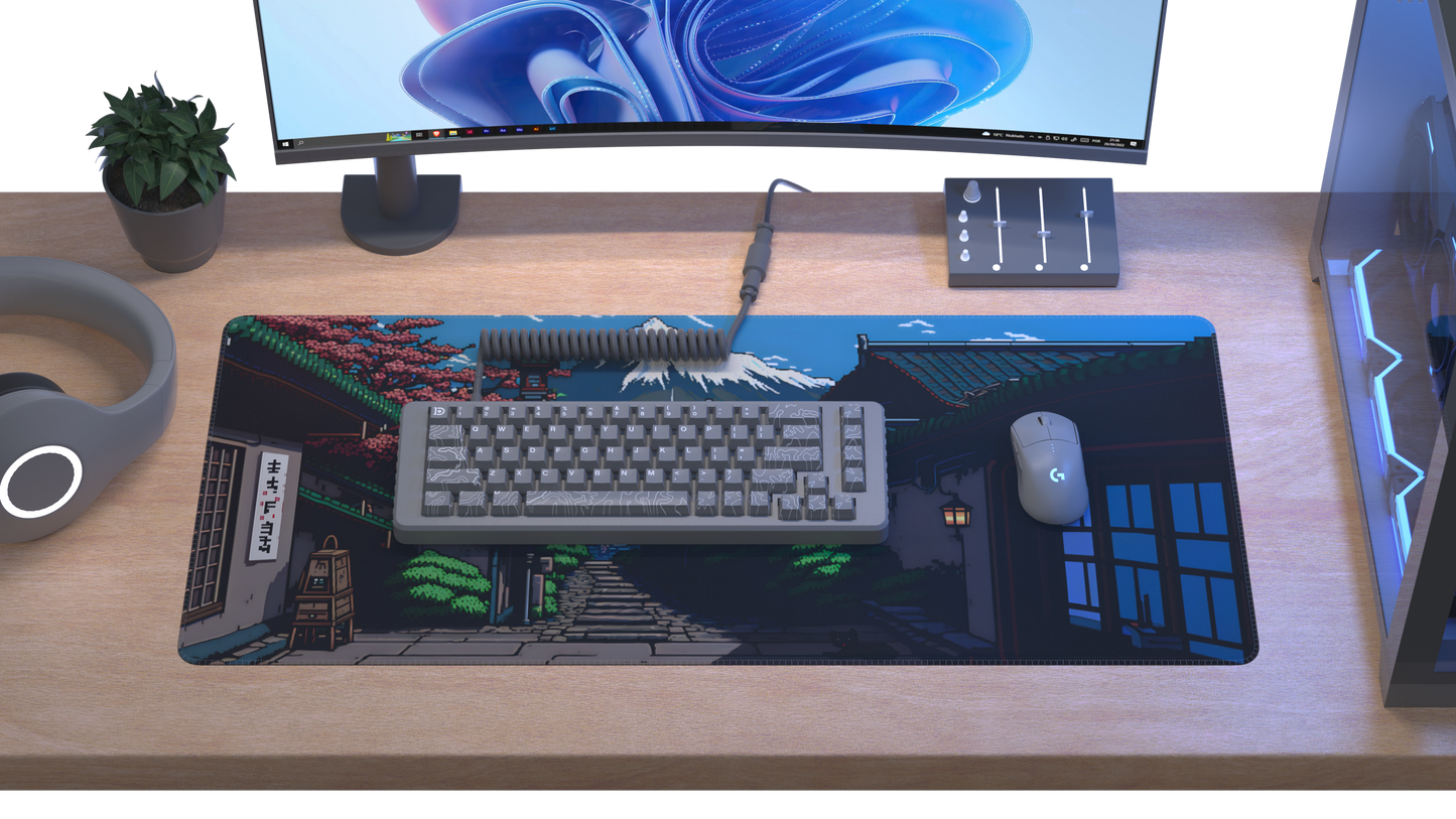 FUJIYOSHIDA CITY PIXEL DESKPAD