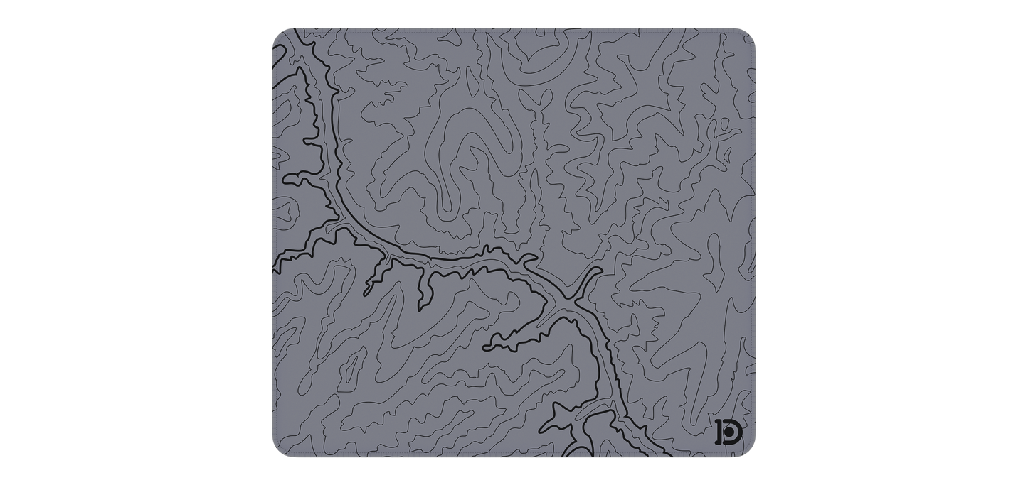 GRAY TOPO CANYON DESKPAD