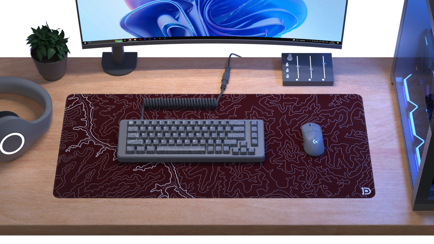 MAROON TOPO CANYON DESKPAD-1