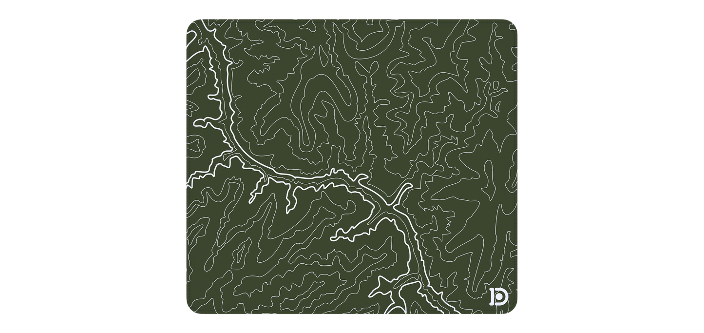 OLIVE TOPO CANYON DESKPAD