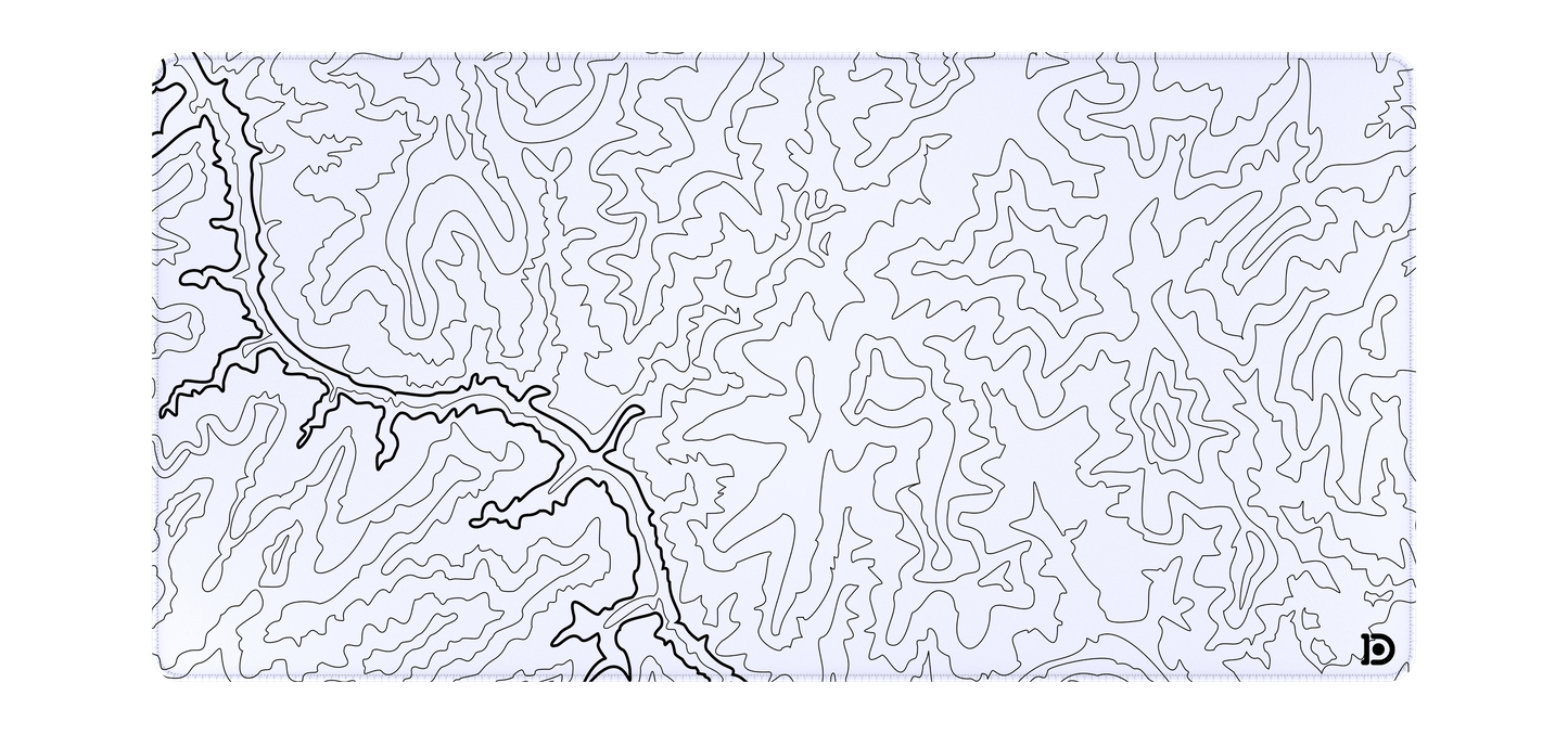 WHITE TOPO CANYON DESKPAD