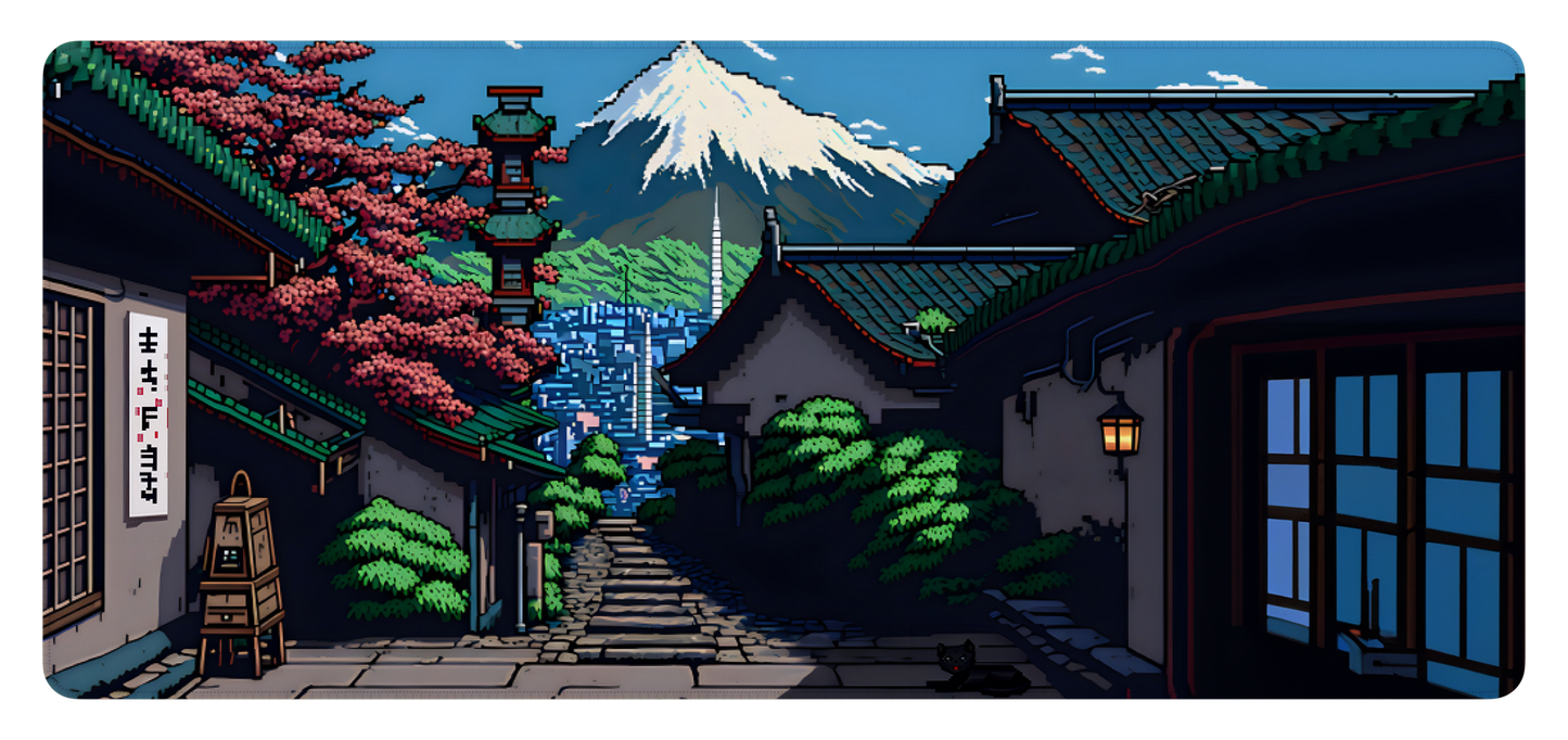 FUJIYOSHIDA CITY PIXEL DESKPAD