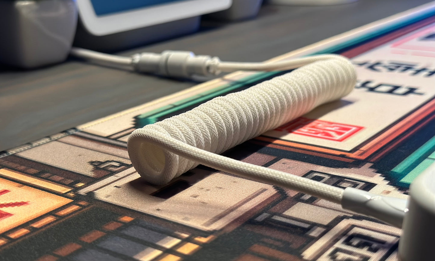 MILKY WHITE COILED CABLE-3
