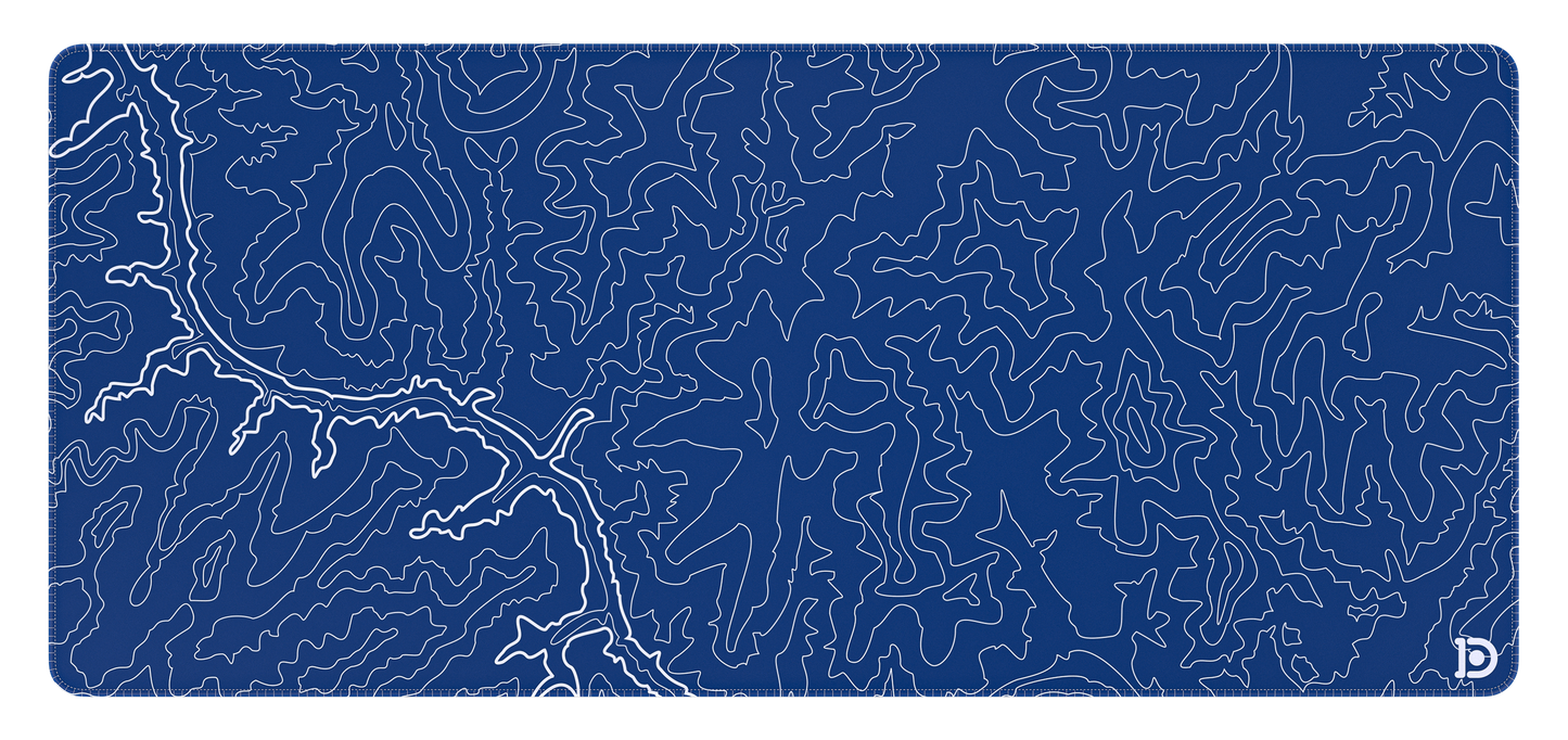 NAVY TOPO CANYON DESKPAD