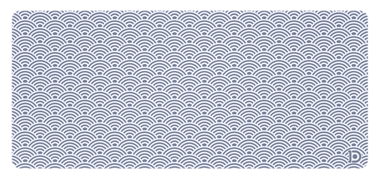 WHITE WAVES DESKPAD