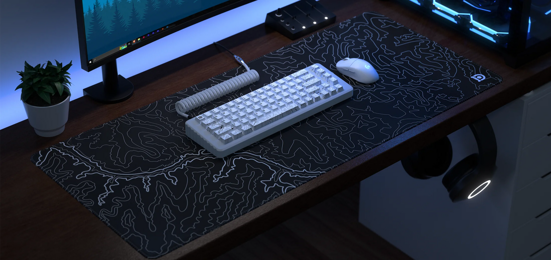 Introducing the Topograph Starter Kit - Bundle: Elevate Your Desk Setup with Deskpads and Keycaps