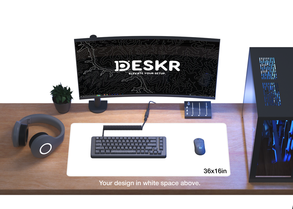 Custom Computer Desk Pad Design Your Deskpad | Elevate Your Setup | Deskr