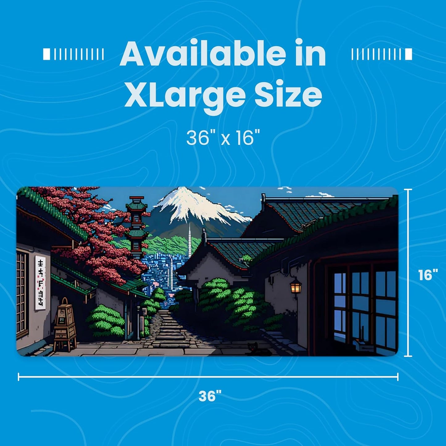 FUJIYOSHIDA CITY PIXEL DESKPAD