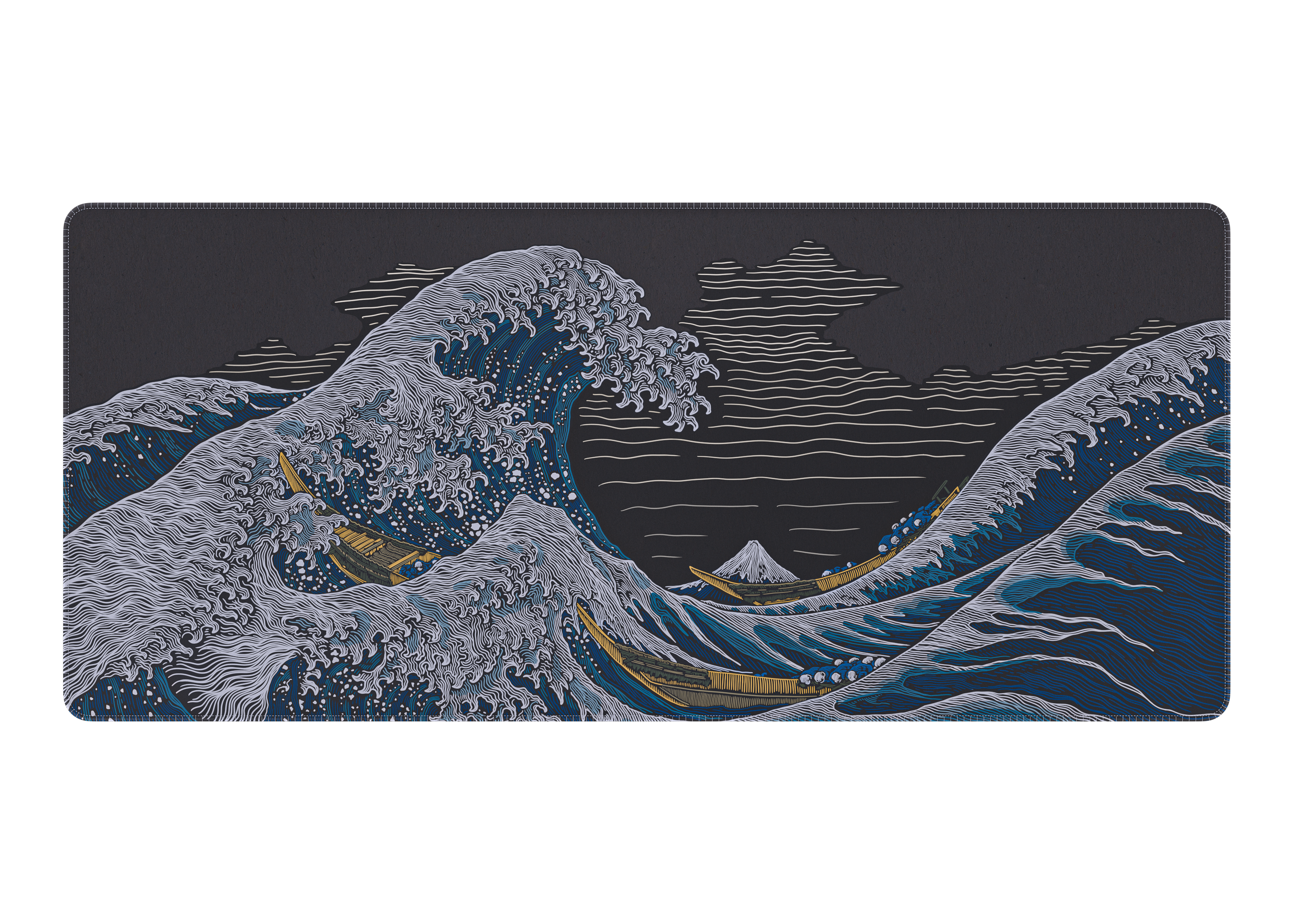GREAT WAVE DARK DESKPAD