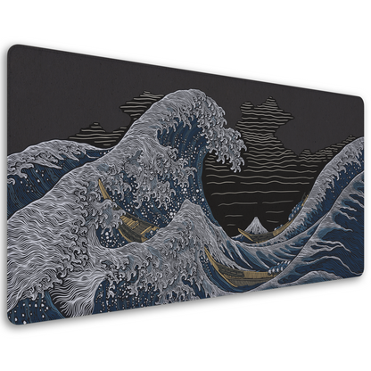 GREAT WAVE DARK DESKPAD