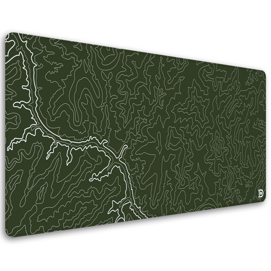 OLIVE TOPO CANYON DESKPAD