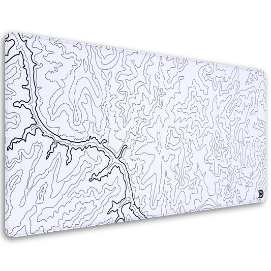 WHITE TOPO CANYON DESKPAD